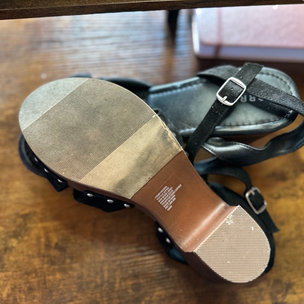 Women's Black Strappy Knot Sandals - Unbranded - Picture 3 of 3